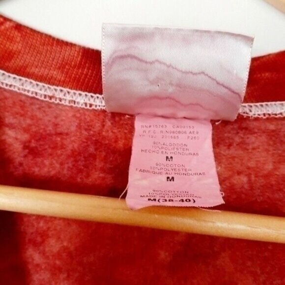 Kokopelli Tie-dye Sweatshirt Full-zip Jacket w/ Tribal print Sz M - Picture 10 of 10